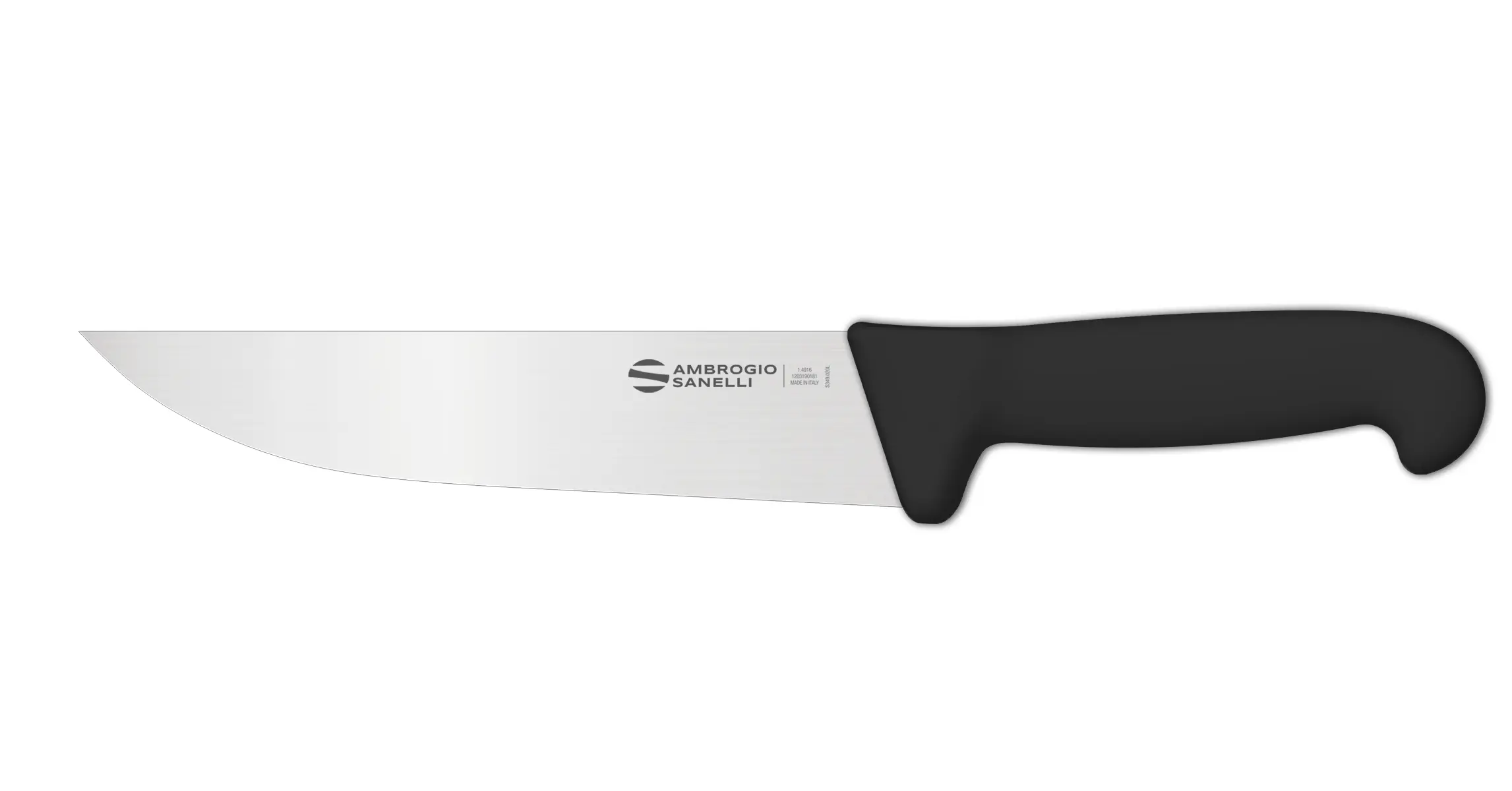 Нож Sanelli Ambrogio серии Supra, SM09020B, для мяса 200 х 40 мм, черный