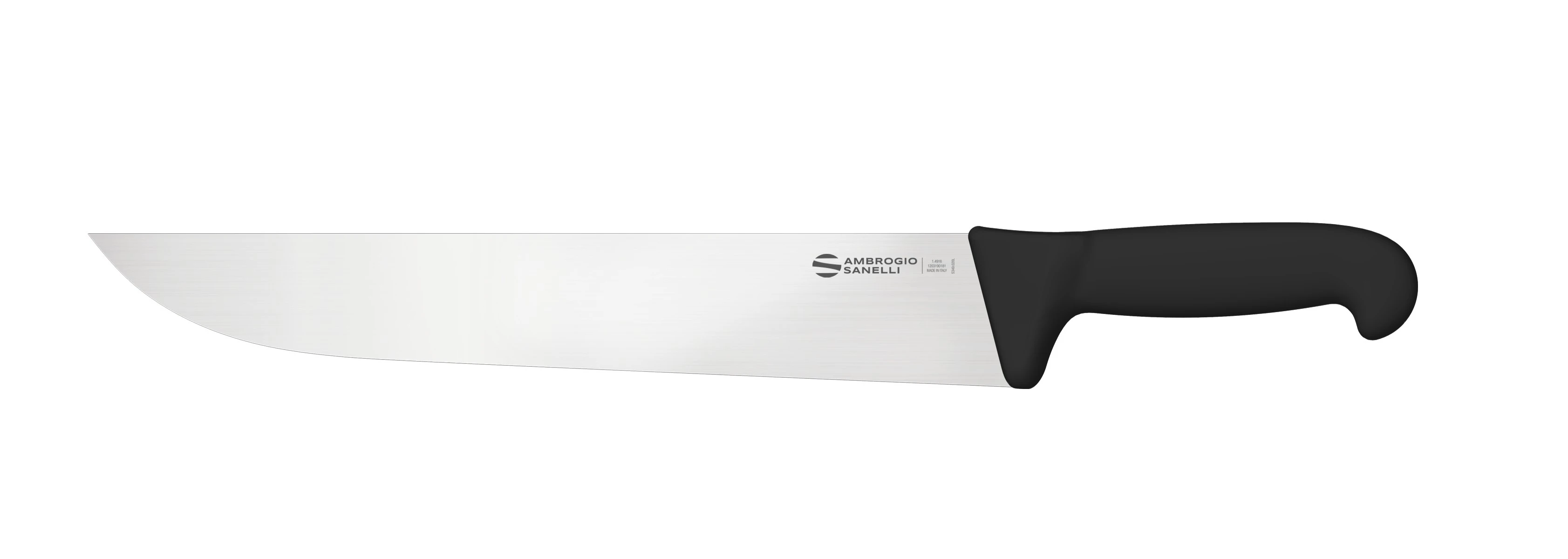 Нож Sanelli Ambrogio серии Supra, SM09030B, для мяса 300х51 мм, черный