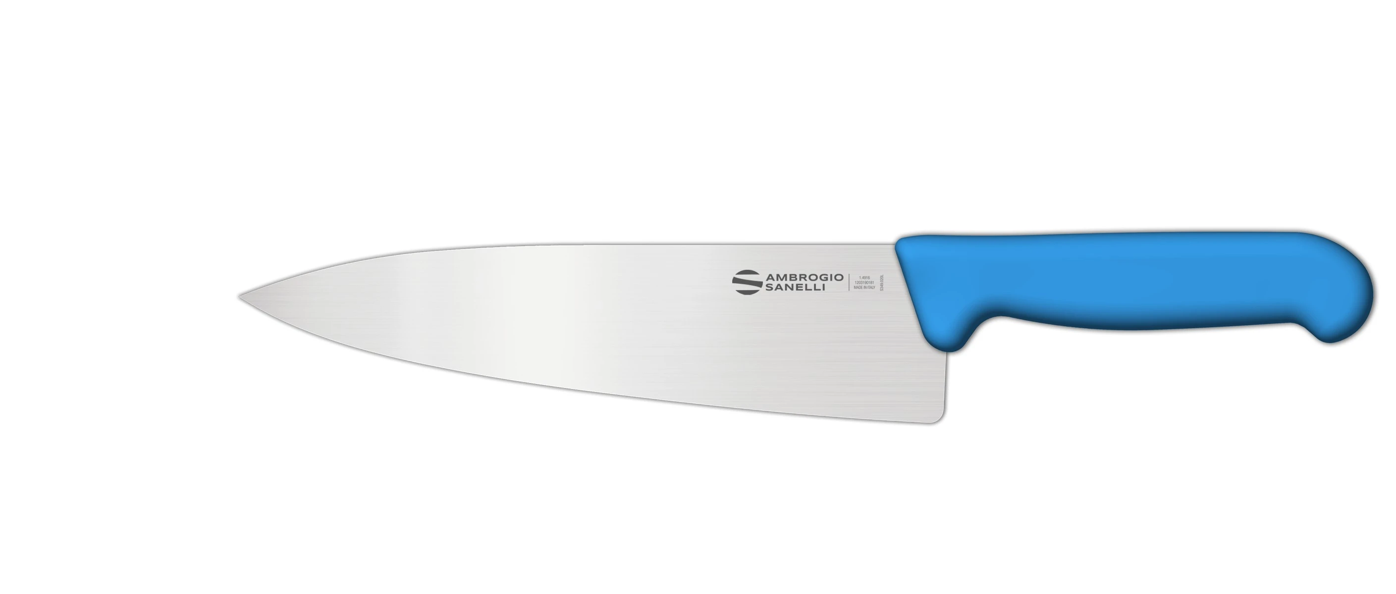 Нож Sanelli Ambrogio серии Supra Colore, SC49020L, кухонный 200 х 48 мм, синий