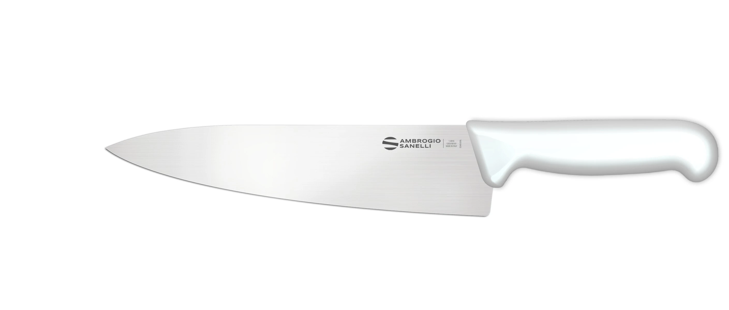 Нож Sanelli Ambrogio серии Supra Colore, SC49024W, кухонный 240 х 56 мм, белый