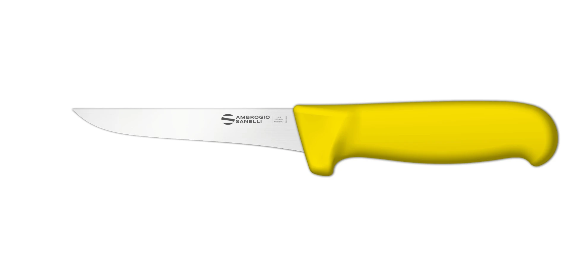 Нож Sanelli Ambrogio серии Supra Colore, SD07016Y, обвалочный узкий 160 мм, желтый