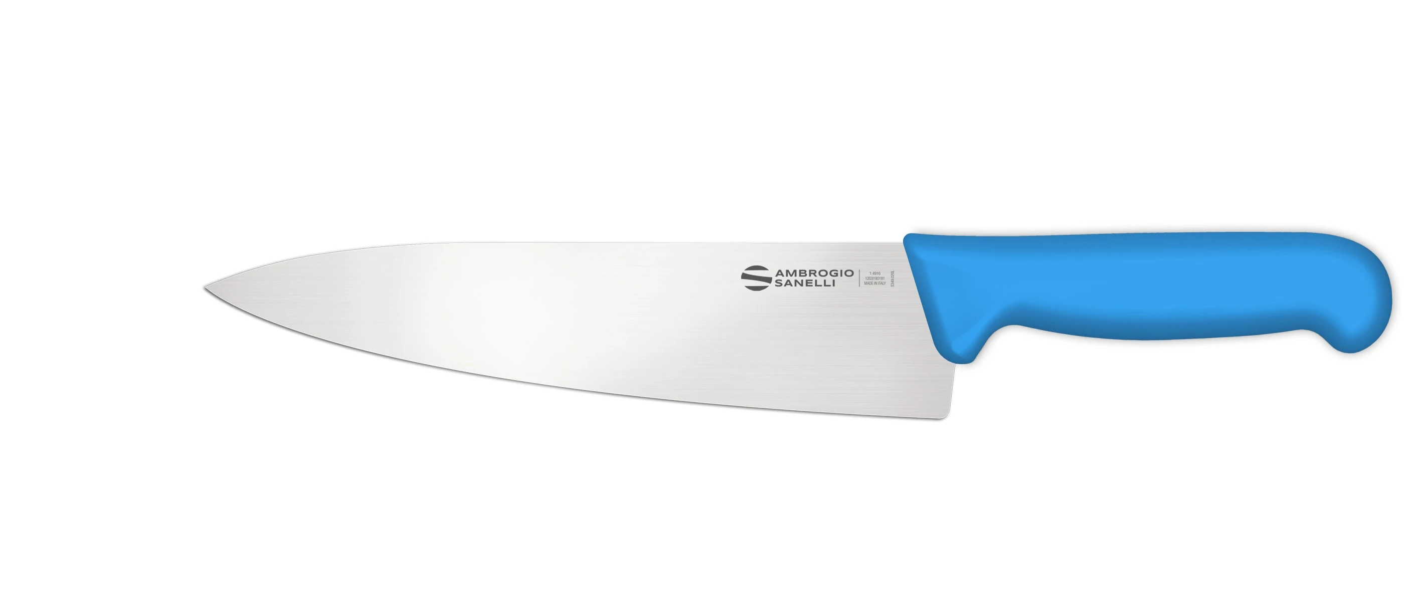 Нож Sanelli Ambrogio серии Supra Colore, SC49024L, кухонный 240 х 56 мм, синий