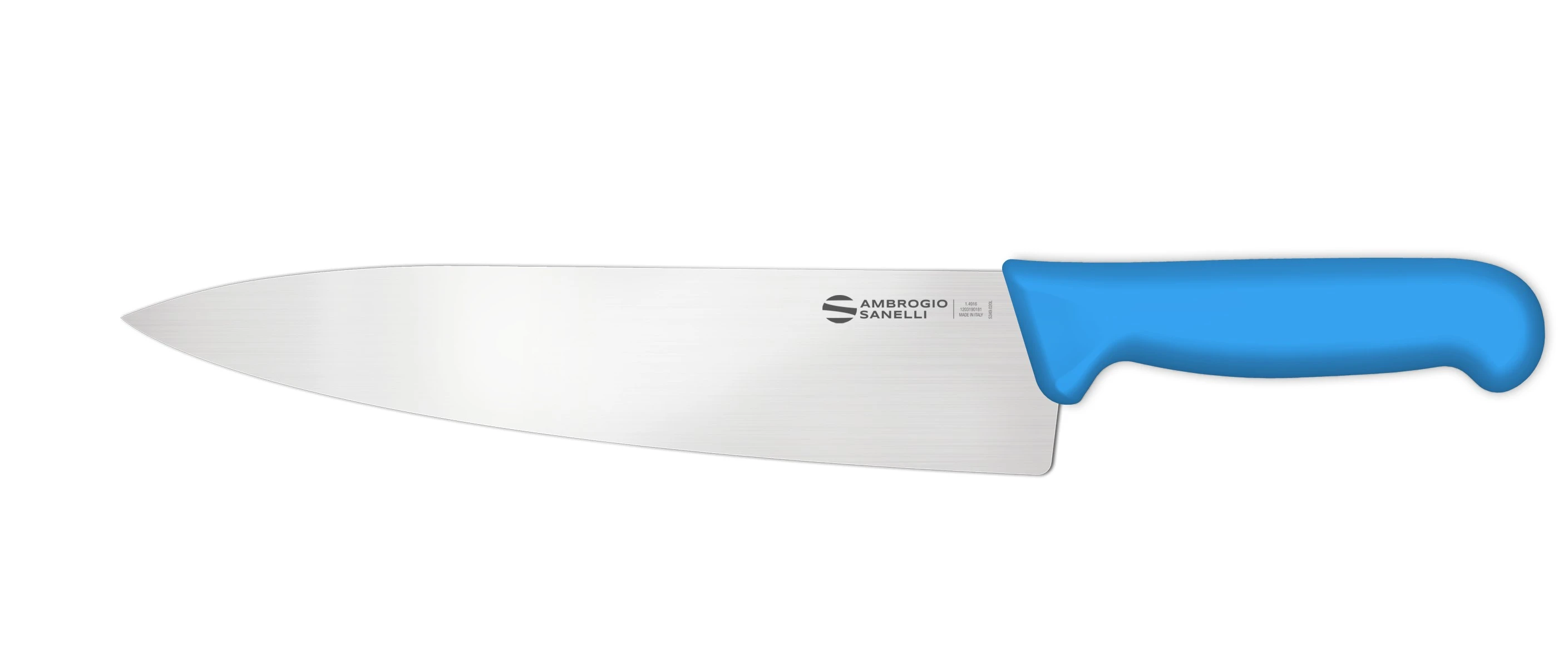 Нож Sanelli Ambrogio серии Supra Colore, SC49026L, кухонный 260 х 57 мм, синий