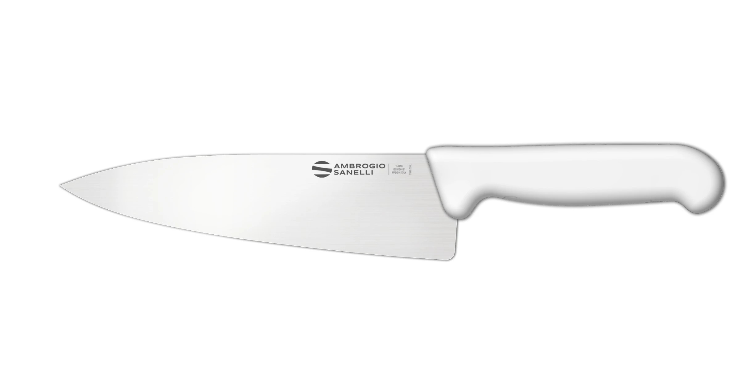 Нож Sanelli Ambrogio серии Supra Colore, SC49016W, кухонный 160 х 44 мм, белый