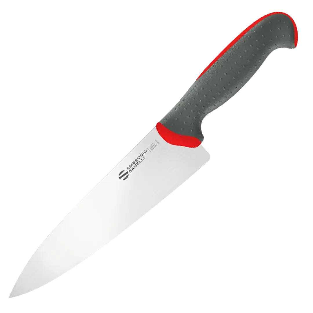 Нож Sanelli Ambrogio серии Tecna, TC49024R, кухонный 240 мм, красный