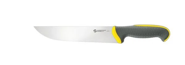 T309.022Y Нож для мяса серии Tecna (желт. ручка, 22 см)